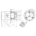 PPS materials gear pump head